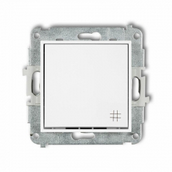 Karlik MINI Łącznik krzyżowy biały mat 25MWP-6