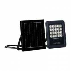 GERMINA Naświetlacz LED z panelem solarnym 50W ip65 400lm 5000K neutralny biały Gemini GW-0080