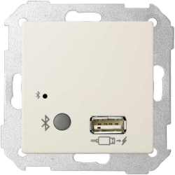 KONTAKT-SIMON Simon 82 odbiornik bluetooth z ładowarką USB podtynkowy beżowy