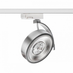 Lampa oprawa Piano TRACK 1xAR111 silver srebrna LUXsystem-1F (na szynę) CreeLamp