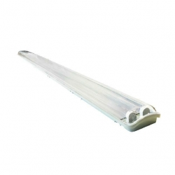 Zestaw Oprawa do świetlówek T8 led 120cm PS/ABS z odbłyśnikiem ip65 + 2 x świetlówka LED 18W 4000K