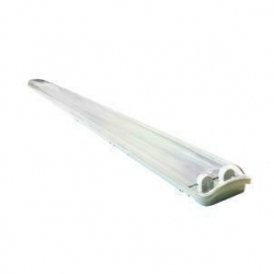 Oprawa do świetlówek T8 led 120cm 2x36W PS/ABS z odbłyśnikiem ip65 zasilanie jednostronne SI-LIGHT