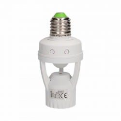 Orno Gniazdo żarówki z czujnikiem ruchu, 360st. IP20, gwint E27, 1x60W