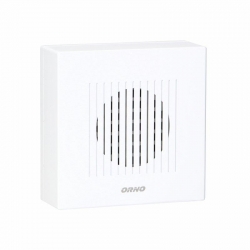 Orno Dzwonek przewodowy elektroniczny jednotonowy RINGIL MINI AC, 230V, śnieżnobiały