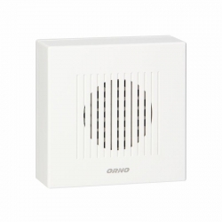 Orno Dzwonek przewodowy elektroniczny jednotonowy RINGIL MINI AC, 230V, biały