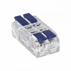 Orno Złączka instalacyjna zaciskowa 2x 2-przewodowa, dwustronna; na dowolny przewód 0,75-4mm; IEC 250V/32A; 1szt.