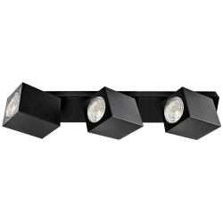 Lampa OSCAR-B/B czarna z czarnym przegubem 3xgu10 potrójna