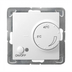 OSPEL AS Regulator temperatury z czujnikiem napowietrznym biały RTP-1GN/m
