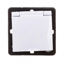 OSPEL IMPRESJA Gniazdo hermetyczne z/u 16A IP44 z -167509