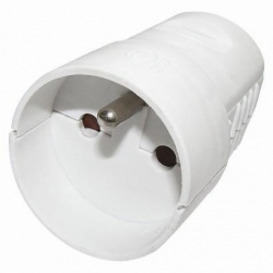 Emos Gniazdo przenośne 10/16A 250V 2P+Z białe YC-FAX-4 P0042