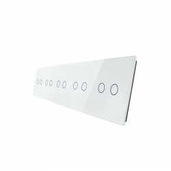 Livolo BIAŁY PANEL SZKLANY 2+2+2+2+2 7022222-61
