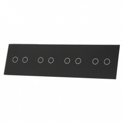 Livolo CZARNY PANEL SZKLANY 2+2+2+2 702222-62