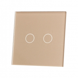 Livolo SZAMPAŃSKI METALIZOWANY PANEL SZKLANY 702-63