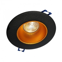Oprawa PERL-O-B/G okrągła czarno złota stała