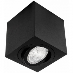 Oprawa kwadrat CUBE Gu10 piaskowana czarna sufitowa natynkowa OHN-2C