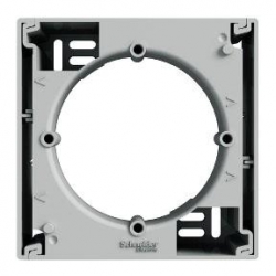 SCHNEIDER ELECTRIC ASFORA podstawa naścienna 1-krotna aluminium EPH6100161