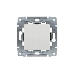 KOS-ELEKTRO SYSTEM DANTE przycisk podwójny dzwonek biały 450420