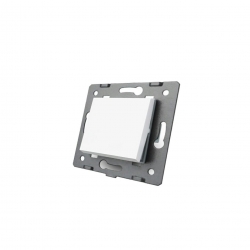 Livolo POJEDYNCZY MODUŁ WŁĄCZNIKA SCHODOWEGO, MECHANICZNEGO 45 MM - BIAŁY C7-K1S-11