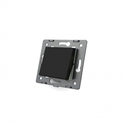Livolo POJEDYNCZY MODUŁ WŁĄCZNIKA SCHODOWEGO, MECHANICZNEGO 45 MM - CZARNY C7-K1S-12