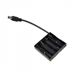 pojemnik na baterie 4xAA z wtykiem DC 6V-289750