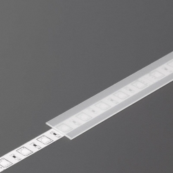 Klosz B wsuwany 3000 szron do profil led surface10 groove10 corner10 deep10 smart16 smart-in16