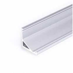 Profil led EKO narożny kątowy alu sur 2m aluminiowy surowy do taśm led (E)