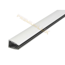 Profil Mikro10 2m anodowany do szyb 6mm