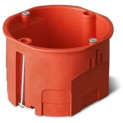 ELEKTRO-PLAST NASIELSK Puszka 0201-00 podtynkowa 60mm regips płytka pomarańczowa PK-60F do ścian pustych
