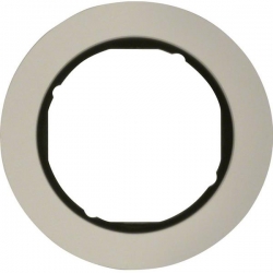 HAGER POLO Berker Serie R.classic Ramka 1-krotna alumin. czarny środek 10112084