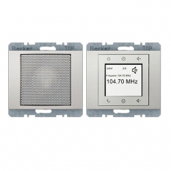 HAGER POLO Berker K.5 Radio Touch stal szlachetna 28807004