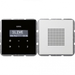 Zestaw Radio + głośnik RDS Gira F100
