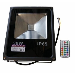 radiowy naświetlacz led 20W rgb funkcją pamięci-303020