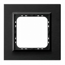 OSPEL IMPRESJA Ramka 1-krotna aluminium antracyt szczotkowana R-1YAC/64/25