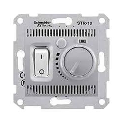 SCHNEIDER ELECTRIC Sedna Regulator temperatury z czujnikiem podłogowym aluminium SDN6000360