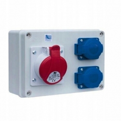 PAWBOL Rozdzielnica R-BOX 190 1x16A/5P 2x250V, IP44 B.1602