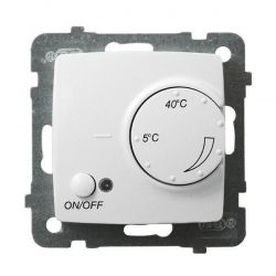 OSPEL KARO Regulator temperatury 250V 5-40°C IP20 biały RTP-1SN/m/00