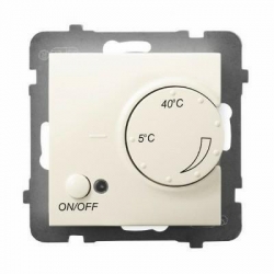 OSPEL ARIA ECRU Regulator temperatury z czujnikiem napowietrznym RTP-1UN/m/27
