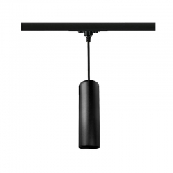 Lampa wisząca SANDRA 1xgu10 czarna 60x300 zwis oprawa na szynę 3-fazową LUXsystem-3F