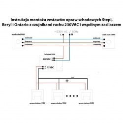 schemat zestawu 230V wspólny zasilacz-193386