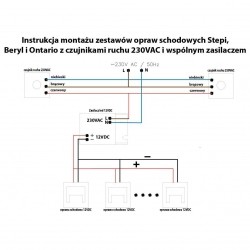 schemat zestawu 230V wspólny zasilacz-335757