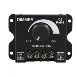 sciemniacz manualny led 30A 360W 12VDC 24VDC-320382