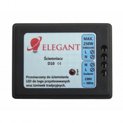 Ściemniacz LED 230V RF 250W do żarówek led ściemnialnych (min 30W max 250W) ELEGANT do pilotów milight / miboxer