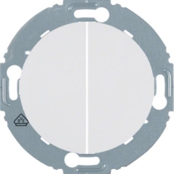 HAGER POLO Berker R.classic ściemniacz LED biały 2-krotny 85422101+85142139
