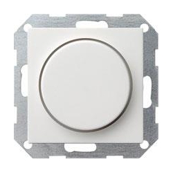 Ściemniacz obrotowy LED Gira System 55 biały połysk