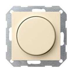 Ściemniacz obrotowy LED Gira System 55 kremowy