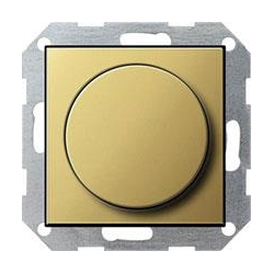 Ściemniacz obrotowy LED Gira System 55 mosiądz