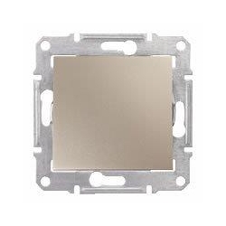 SCHNEIDER ELECTRIC Sedna Łącznik dwubiegunowy satyna SDN0200268