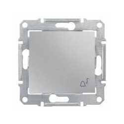 SCHNEIDER ELECTRIC Sedna Przycisk z symbolem dzwonka aluminium SDN0800160