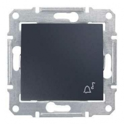SCHNEIDER ELECTRIC Sedna Przycisk z symbolem dzwonka IP44 hermetyczny grafitowy SDN0800370