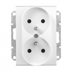 SCHNEIDER ELECTRIC Sedna Gniazdo podwójne z/u 16A  białe SDN2800921